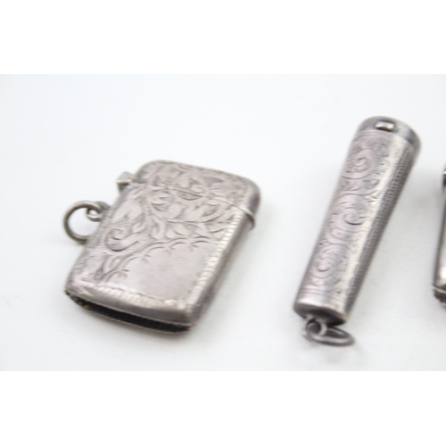 67 - 6 x .925 sterling tobacciana