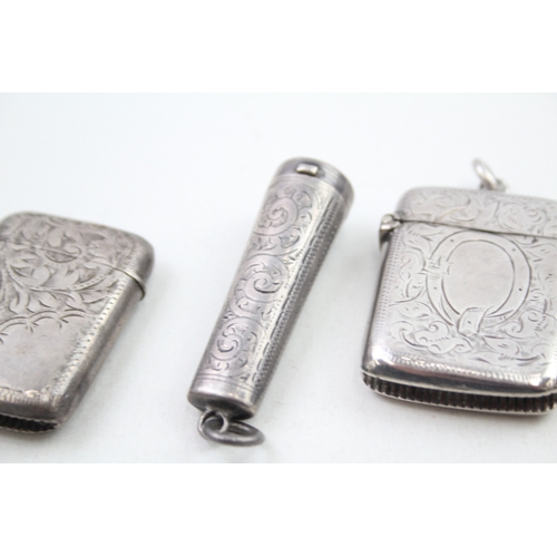 67 - 6 x .925 sterling tobacciana