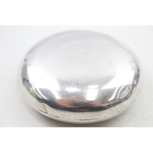 70 - edwardian .925 sterling squeeze action snuff box