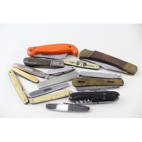 570 - 15 x Vintage Assorted Pocket KNIVES