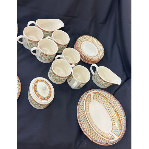 378 - Selection of part dinner service, tesco home