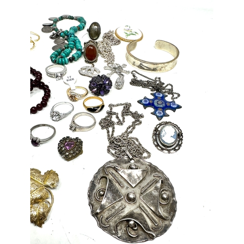 336 - selection of vintage & later costume jewellery weight 460g