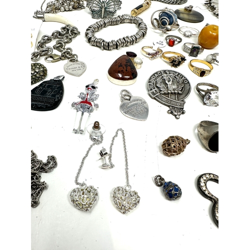 337 - selection of vintage & later costume jewellery weight 540g