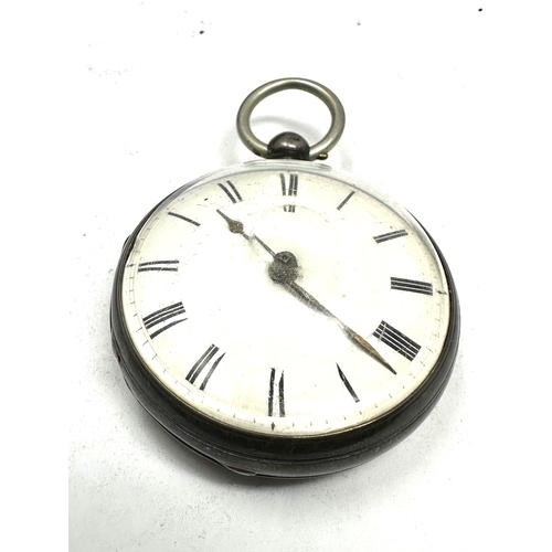 353 - Antique silver open face fusee verge pocket watch ware & son London  movement the watch is not ticki... 