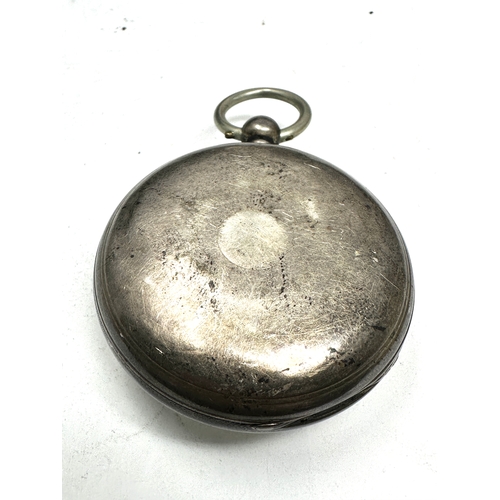 353 - Antique silver open face fusee verge pocket watch ware & son London  movement the watch is not ticki... 