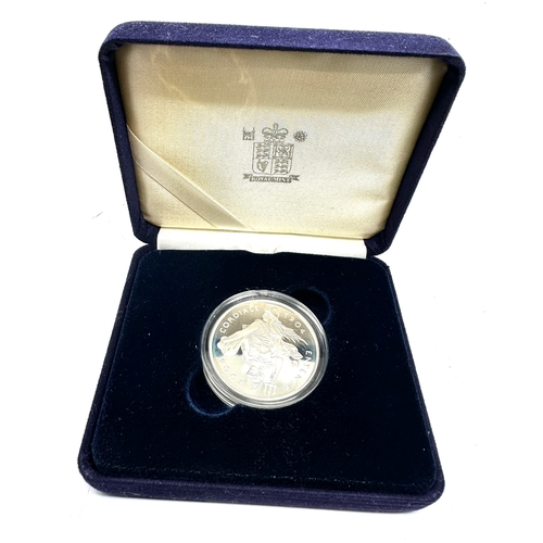 543 - 2004 Royal Mint Entente Cordiale £5 Five Pound Silver Proof Coin Boxed