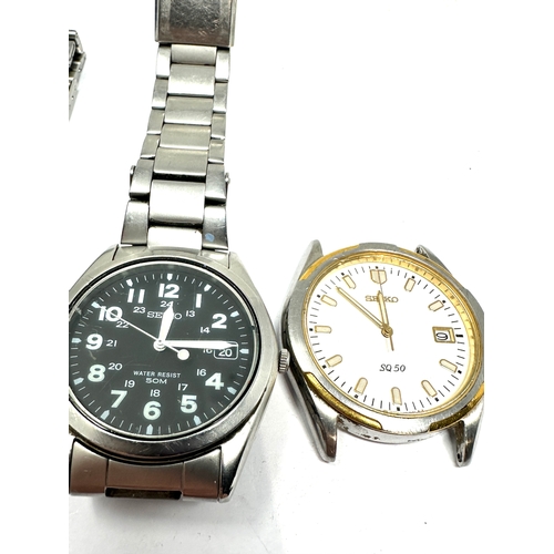 366 - 4 gemts quartz wristwatches tissot 1853 & seiko untested