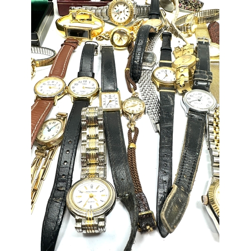 377 - Large selection of vintage & later ladies wristwatches all untested