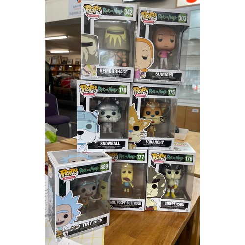 131 - Funko pop animation rick and morty (mainly new)