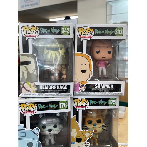 131 - Funko pop animation rick and morty (mainly new)