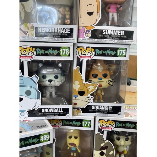 131 - Funko pop animation rick and morty (mainly new)