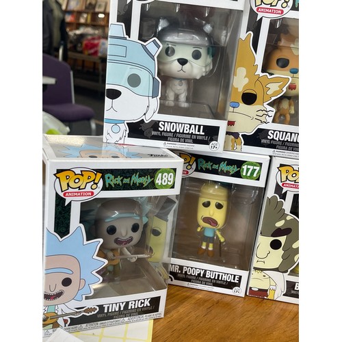 131 - Funko pop animation rick and morty (mainly new)