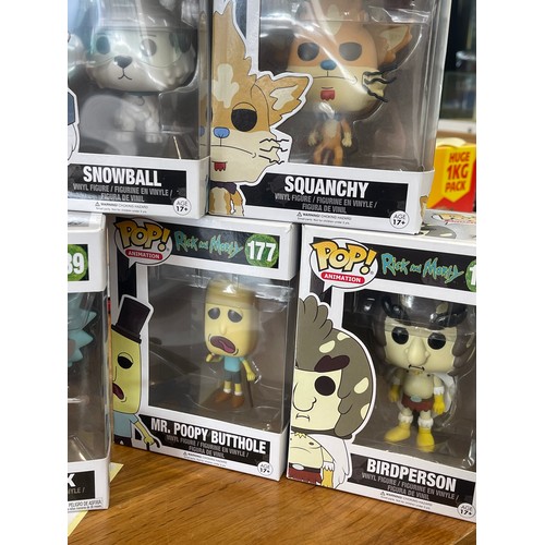 131 - Funko pop animation rick and morty (mainly new)