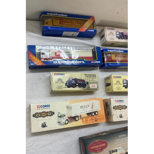 79 - Selection of Corgi cars includes Bells, Richard and sons etc