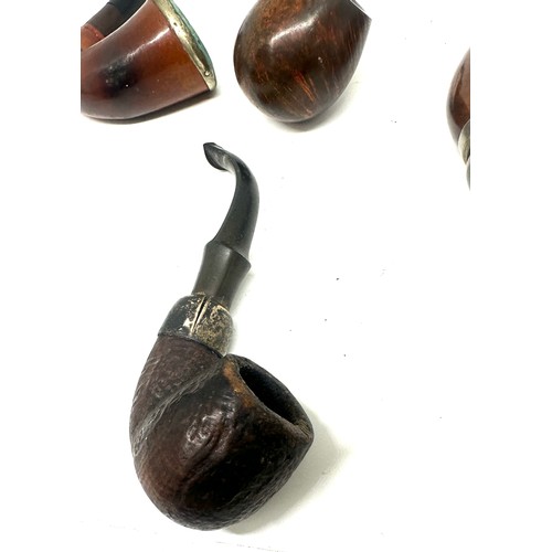 468 - Selection of vintage smoking pipes