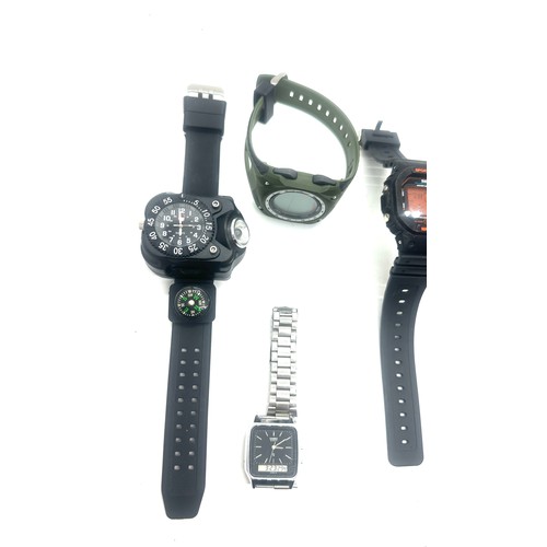 548 - Selection of assorted watches includes Casio, Sport watch etc