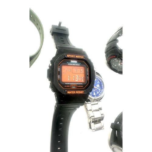 548 - Selection of assorted watches includes Casio, Sport watch etc