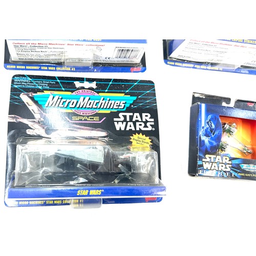 81 - Micro machines Star Wars Empire strikes back, Star Wars, Return of the Jedi, Mars Guo's Podracer, al... 