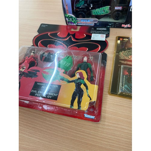 78 - New/Boxed Maisto Marvel –Hulk, Hummer , Kenner Batan and Robin sealed toy, Batman and Robin audio ac... 