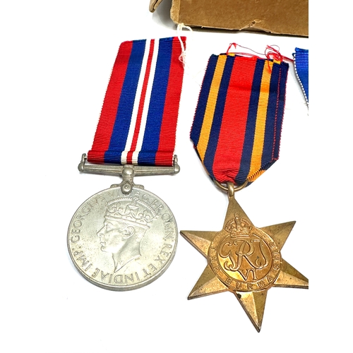 445 - Boxed ww2 atlantic star medal group