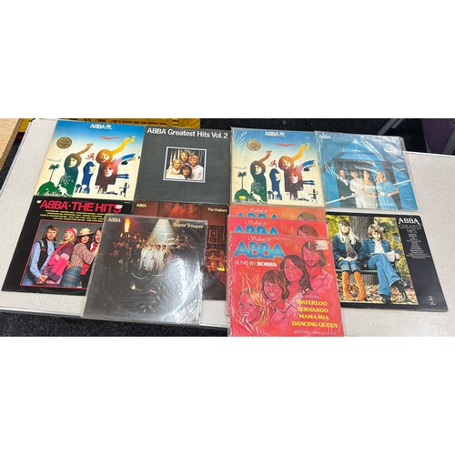21 - Selection of Abba LP/ Albums to include Greatest hits, SuperTrouper, Voulez Vous, The album, The vis... 