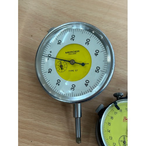 551 - Mercer type 57 indicator gauge, Baty g/indicator gauge