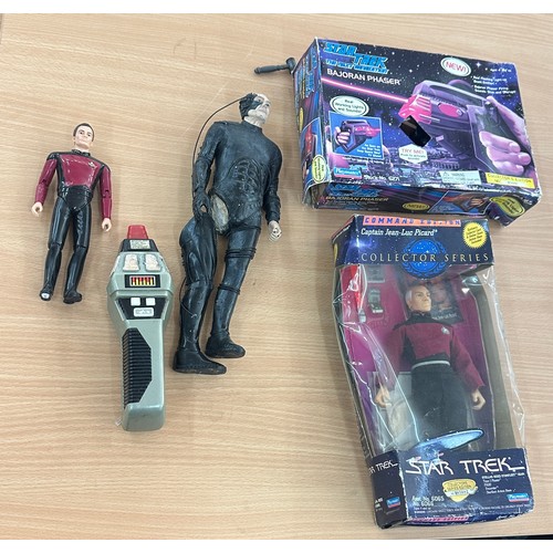 84 - Selection of Star Trek figures includes Captain Jean-Luc etc