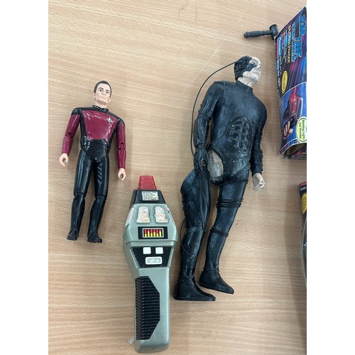 84 - Selection of Star Trek figures includes Captain Jean-Luc etc