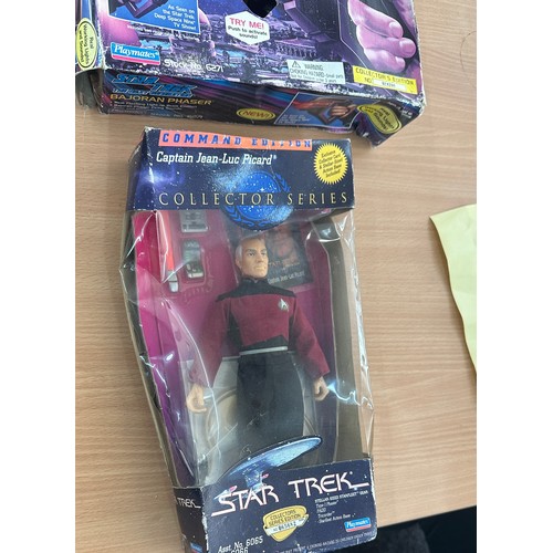 84 - Selection of Star Trek figures includes Captain Jean-Luc etc