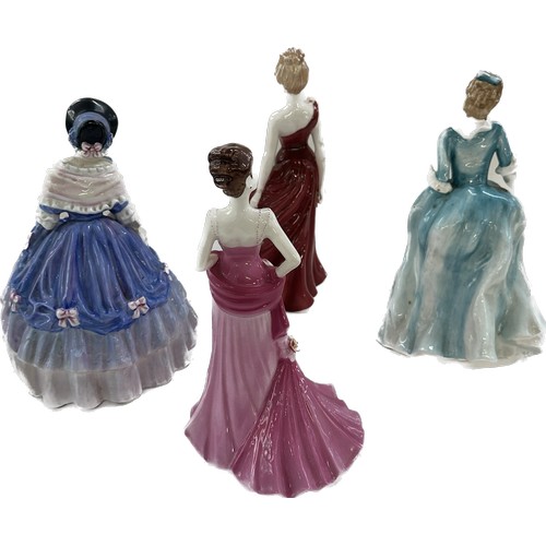 523 - 2 x Coalport ladies of fashion to include Felicity, Elizabeth, 2 x Royal Doulton seconds, ladies Ali... 