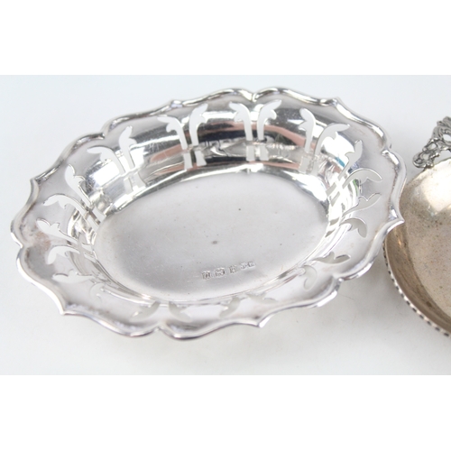 70 - 3 x .925 sterling pin  / trinket dishes