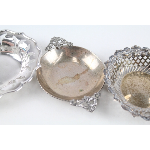 70 - 3 x .925 sterling pin  / trinket dishes