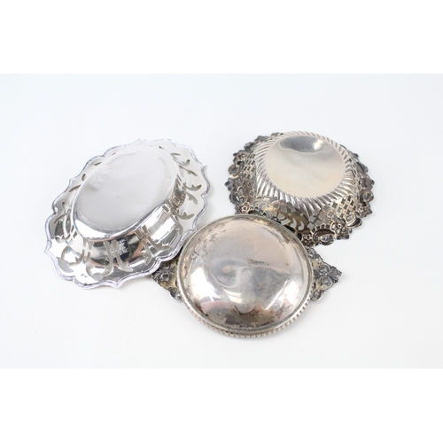 70 - 3 x .925 sterling pin  / trinket dishes