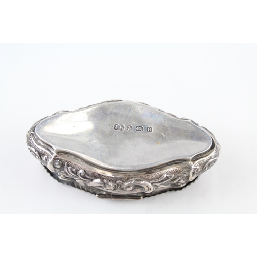 89 - .925 sterling silver trinket / jewellery box