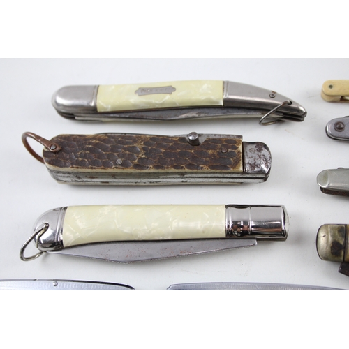 584 - 15 x Vintage Assorted Pocket KNIVES