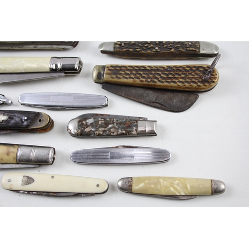 584 - 15 x Vintage Assorted Pocket KNIVES