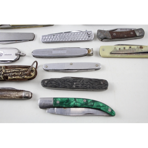 585 - 15 x Vintage Assorted Pocket KNIVES