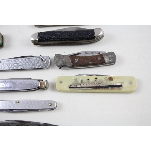 585 - 15 x Vintage Assorted Pocket KNIVES