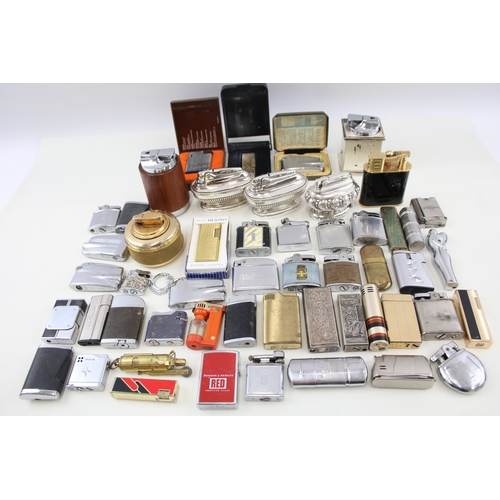 591 - Cigarette Lighter Job Lot Inc. Table / Desk, Ronson, Zippo, Colibri, Combi Etc