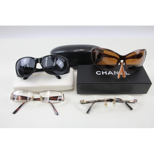 599 - Sunglasses Designer Glasses Inc Chanel, Prada, Versace x 4