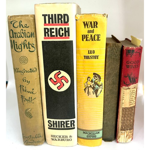 86 - Selection of hardback books to include The Rise and Fall of the Third Reich, William L Shirer, The A... 