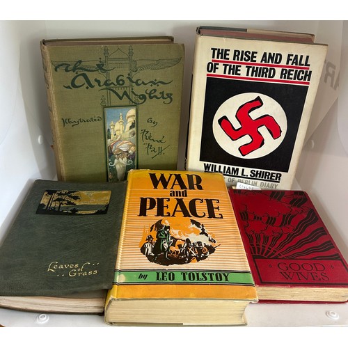 86 - Selection of hardback books to include The Rise and Fall of the Third Reich, William L Shirer, The A... 