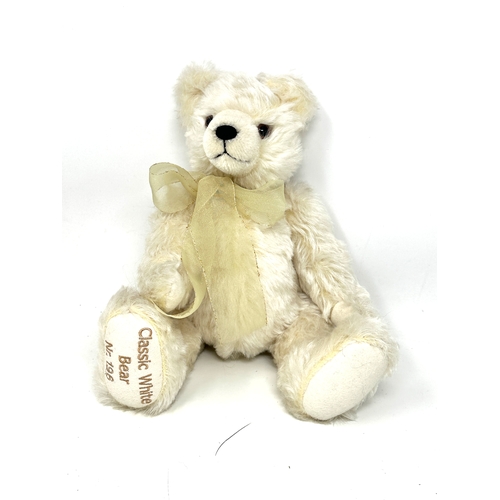 476 - Herman teddy bear classic white bear Nr 195