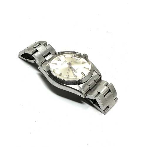 383 - Rolex Oysterdate Precision Stainless Steel Wrist Watch & strap the watch is ticking winder does not ... 