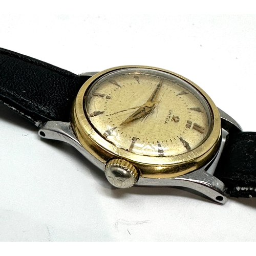 389 - vintage ladies omega wristwatch cal 252 the watch ticks when shaken the winder keeps winding gold & ... 