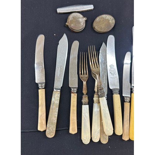 23 - Assortment of EPNS cutlery