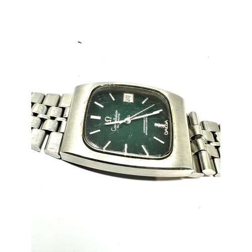 411 - Vintage omega constellation automatic chronometer   gents wristwatch the watch is ticking strap need... 