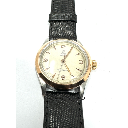 415 - Vintage rolex tudor oyster gents wristwatch the watch is ticking