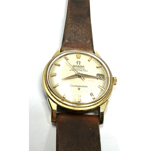 419 - Vintage omega automatic chronometer  consellation  gents wristwatch the watch is ticking