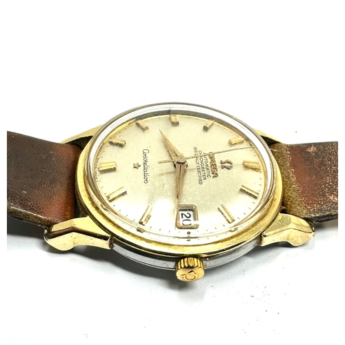 419 - Vintage omega automatic chronometer  consellation  gents wristwatch the watch is ticking